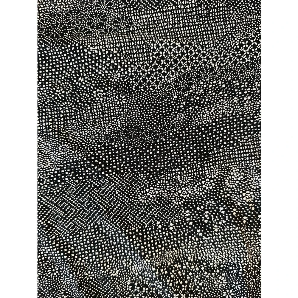 EUC Lululemon Cool Racerback Tank Top Black White Floral Print Size 2-4?